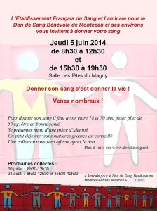 Amicale pour le don de sang bénévole de Montceau-les-Mines