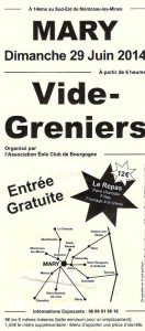 Vide Greniers (Mary)