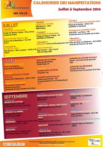 Calendrier des manifestations de Montchanin