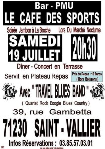 « Travel Blues Band » en concert