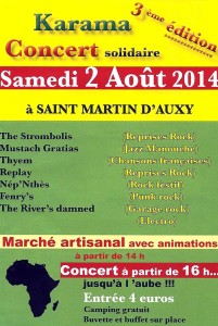 Festival Karama – concert solidaire (Saint-Martin-d’Auxy)