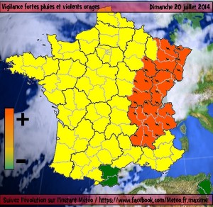 La météo de Maxime (Saône-et-Loire)