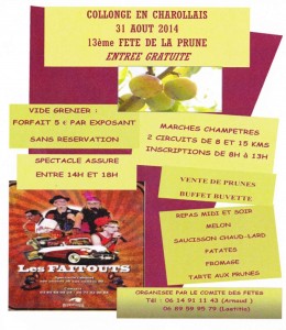 13ème édition de la Fête de la prune