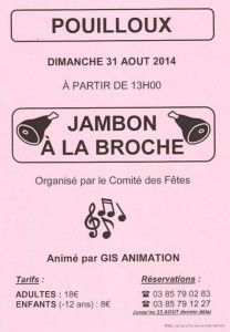 Comité des fêtes de Pouilloux