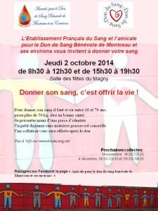 Amicale pour le Don du Sang Bénévole (Montceau-les-Mines)