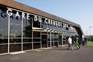 Parkings de la gare TGV Creusot Montceau 