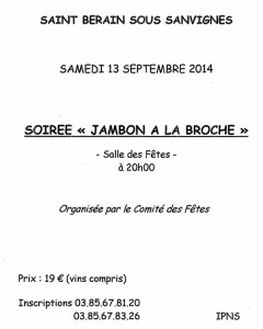 Comité des fêtes (Saint-Bérain-sous-Sanvignes)