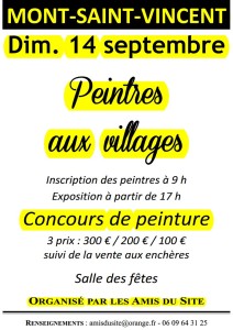 « Peintres au village » (Mont-Saint-Vincent)