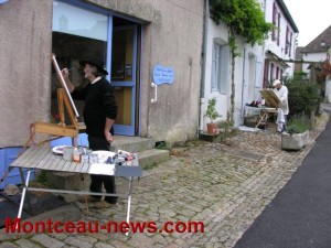 « Peintres au village » (Mont-Saint-Vincent)