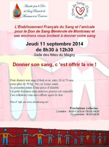 Amicale pour le Don du Sang Bénévole (Montceau-les-Mines)