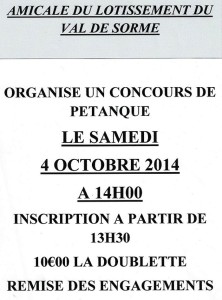 Amicale du lotissement Val de Sorme (Montceau-les-Mines)