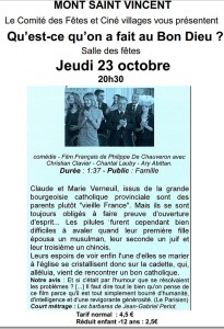 Comité des fêtes – Ciné Villages (Mont-Saint-Vincent)