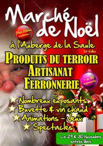 4ème Festival de Noël à l’auberge de La Saule à Saint-Vallier