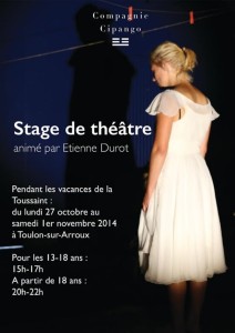 Stages de théâtre à Toulon-sur-Arroux