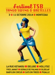 RAPPEL : Festival « Tango, Swing et Bretelles » 2014 (Montceau)