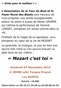 Association « Tour du Bost » et Foyer rural (Les Bizots)