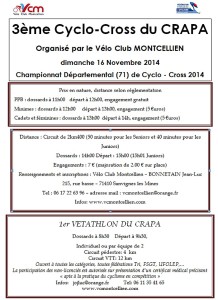 3ème cyclo-cross du Vélo Club Montcellien