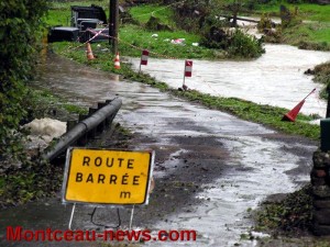 Le bassin minier sous les eaux…