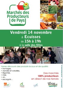 Marchés de Producteurs de Pays à Ecuisses (Réactualisé)