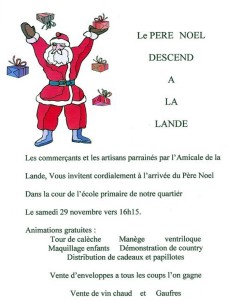 Le Père Noël à la Lande (Montceau-les-Mines)