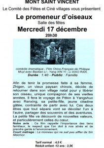 Comité des fêtes – Ciné Villages (Mont-Saint-Vincent)