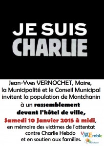 Attentat contre Charlie Hebdo (Monchanin)