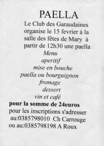 Club des Garaudaines (Mary)