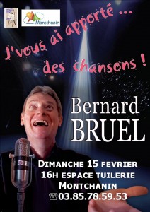 Bernard Bruel en concert à… (Voir notre vidéo sur ses souvenirs au Syndicat des mineurs)