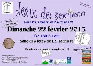 Rencontre « jeux de société » à La Tagniere !