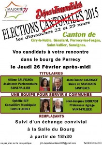 Territoriales 2015 – Canton de Saint-Vallier (Politique)