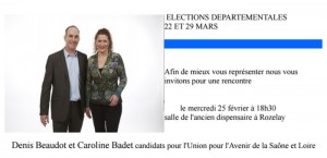 Elections Territoriales 2015 – Canton de Saint-Vallier