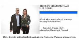 Elections Territoriales 2015 – Canton de Saint-Vallier