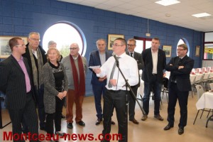 Cérémonie au centre de secours de Montceau-les-Mines…
