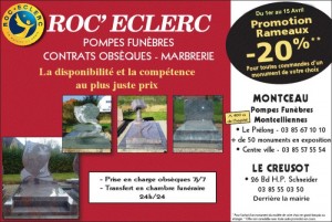 Roc’Eclerc « Pompes funèbres Montcelliennes »