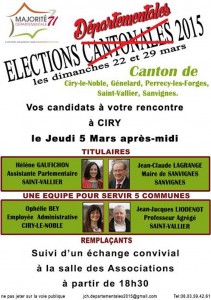 Territoriales 2015 – Canton de Saint-Vallier (Politique)