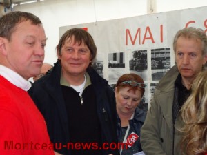 1er mai avec la CGT au Creusot