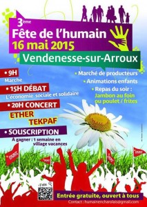3ème Fête de l’humain à Vendenesse-sur-Arroux !