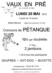 Comité des Fêtes de Vaux-en-Pré