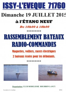Rassemblement bateaux radio-commandes
