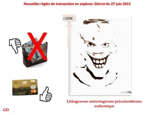 Une espèce en voie de disparition… le paiement en espèces de plus de 1 000€ (Soit 68,61% d’un SMIC brut mensuel)