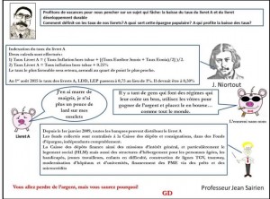 Nos livrets d’épargne ne sont pas épargnés