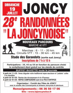 28ème randonnées « La Joncynoise »