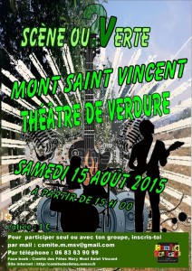 Festival « Scène ouverte » du 15 août (Mont-Saint-Vincent)