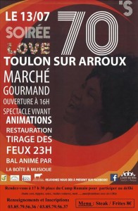 Festivités du 13 juillet (Toulon-sur-Arroux)