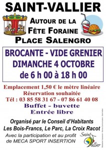 Brocante-vide grenier (Saint-Vallier)