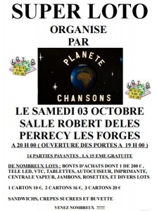 « Planète Chansons » (Perrecy-les-Forges)
