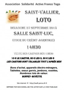 Association solidaire active France Togo (Saint-Vallier)