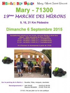 19ème marche des Mûrons