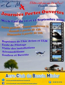 RAPPEL : Aéro Club du Bassin Minier