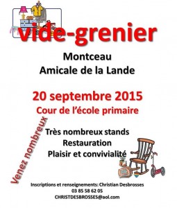 RAPPEL : Amicale de la Lande (Montceau-les-Mines)